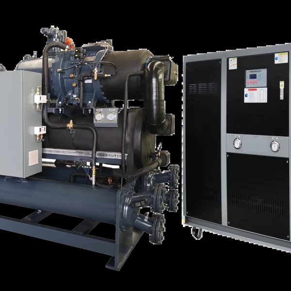 AODE industrial water chiller unit with screw compressor system